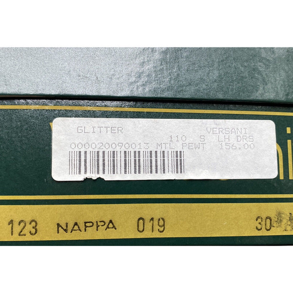 Quiet Lux Vintage VERSANI Womens 11 Gold Pointed Toe Kitten Coquette 80s Heels - Picture 12 of 13